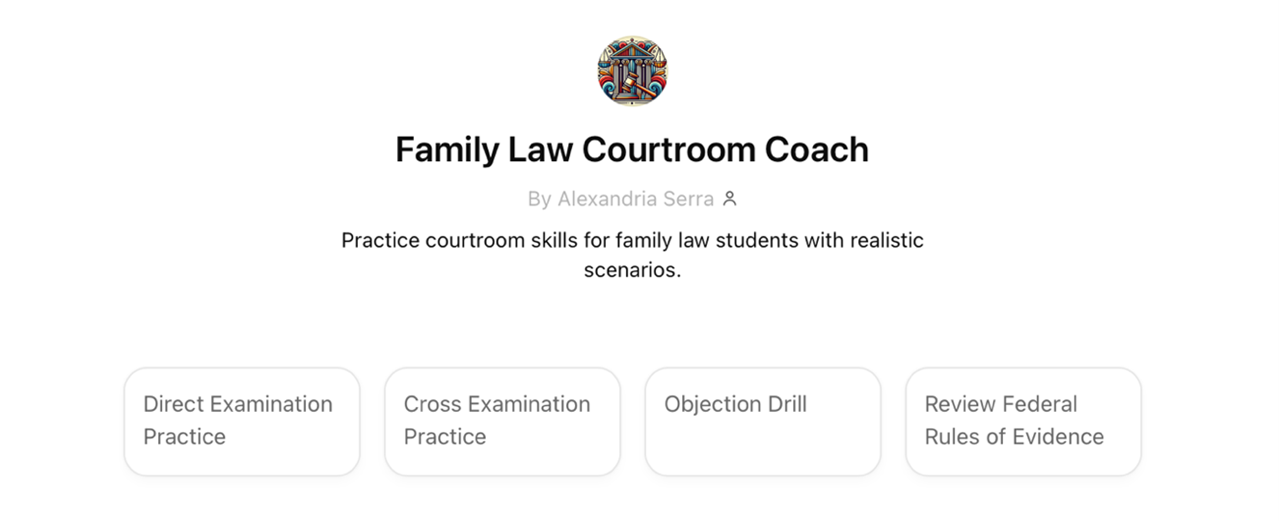 Family Law Courtroom Coach