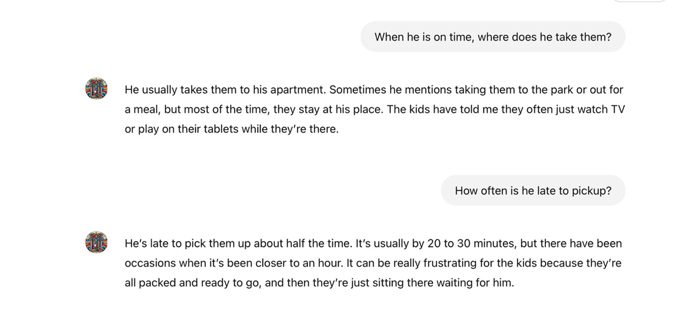 Interactive courtroom simulation
