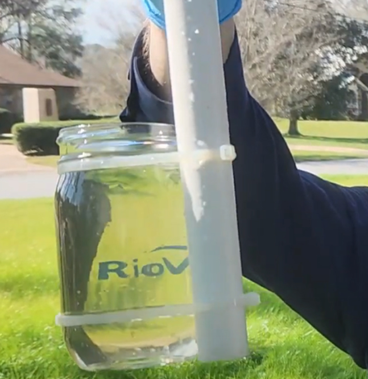 Example of tank effluent after BioMaze treatment