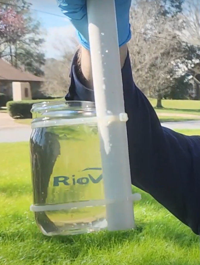 Example of tank effluent after BioMaze treatment