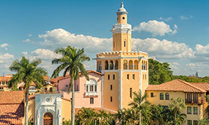 aerial view of the Stetson University Gulfport campus