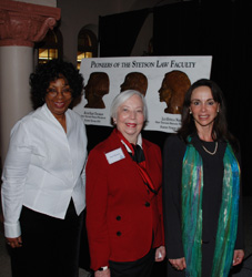 (L-R): Stetson Law pioneering educators Professor Dorothea Beane, Ruth Thurman, and Luz Nagle.