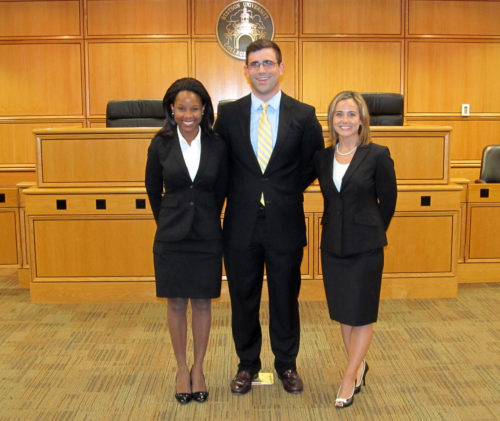 Jhenerr Hines, Christian Leger and Stephanie Sawchuk.