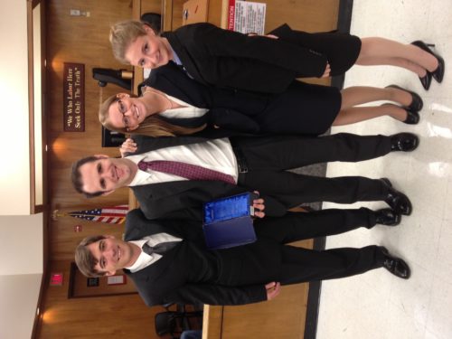 AAJ Regional winners (L-R): Charles Strauss, William Gower III, Erica Emas and Andona Zacks-Jordan.
