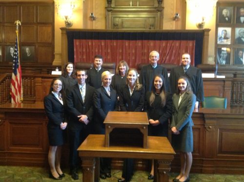 Stetson Law students swept the competition. (L-R): Morgan Vasigh, Kevin Crews, Erin Okuno, Michelle Reilly, Adriana Corso and Erin Dolan.