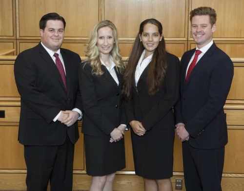 (L-R): Daniel Miles, Lisa Ungerbuehler, Candice Roja, and Chad Florin.