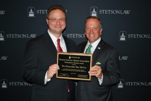 (L-R): Mac McCoy with Dean Christopher Pietruszkiewicz.