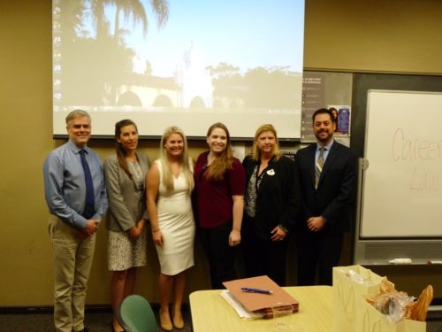 (L-R): Stephen Wells, Elise Bennett, Kimberly Rubino, Annie Jed, Debbie Brown, and Dan Yuter.