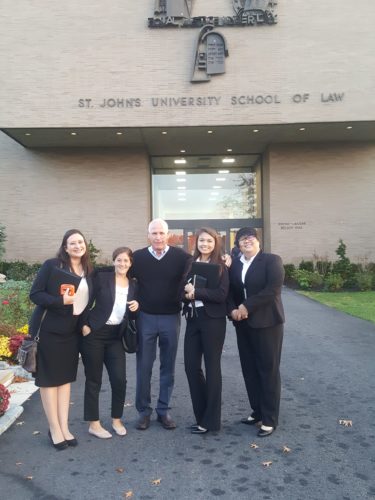 Christina Huckfeldt, Allison Belanger, Professor Sheehan, Kira Ramirez, and Su-Woei Hao.