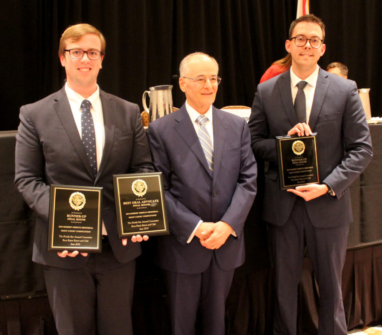 Stetson Law student wins best oralist award at Florida Bar Convention