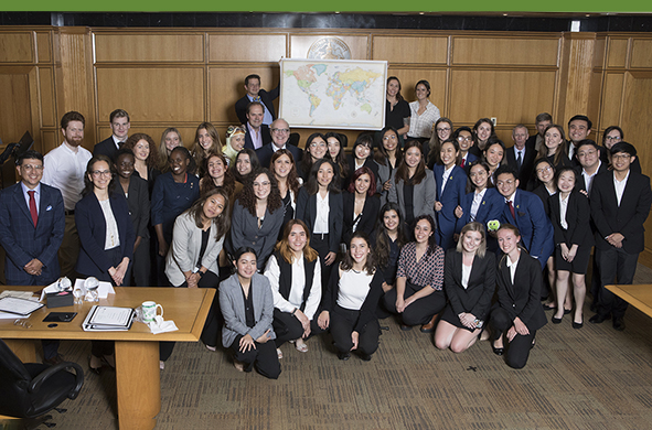 Attendees and organizers of the 26th annual IEMCC gather for a large group photo