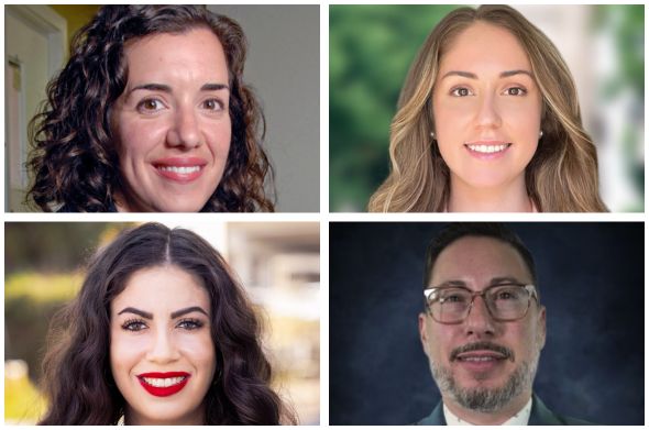 A collage featuring the headshots of students and professors who have been involved with the Children's Advocacy Clinic at Stetson Law.