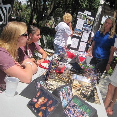 The fall 2012 Community Partner Fair (above) will combine this semester with the International: World Office's efforts to let Stetson students know of their study abroad options, as well as projects they can do in the DeLand community. 