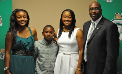 Corey Williams and family