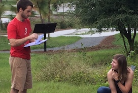 Volusia Sandhill Ecosystem with students