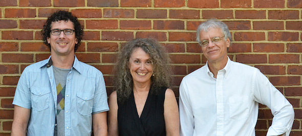 Stetson professors, left to right, Matt Roberts, Terri Witek and Michael Branton