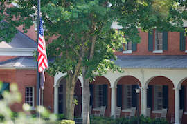 Stetson University flag at CUB