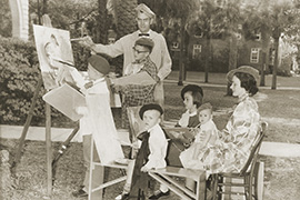 Messersmith family in 1961 photo.