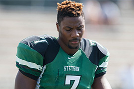 Photo of Stetson football player Donald Payne