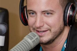 Radio announcer Brandon Kravitz
