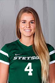 Stetson soccer player Sarah Collins