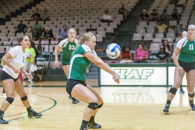 McKenna Foster makes a play during Tuesday night's game.