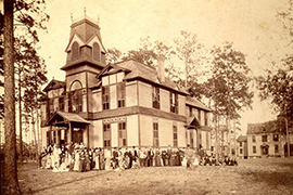 historical shot of DeLand Hall