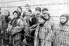 These children were liberated from Auschwitz by the Red Army in January 1945.