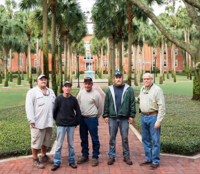 North side service area grounds crew