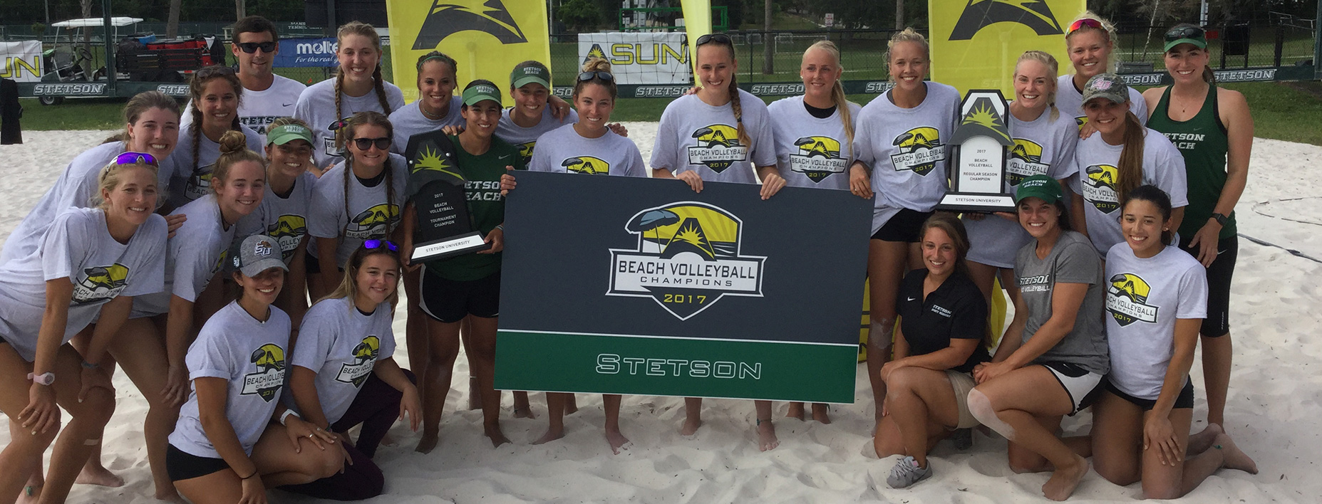 Hatters Capture ASUN Beach Volleyball Championship Stetson Today