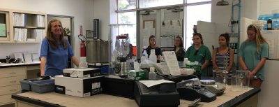 Students in city lab