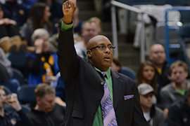 Stetson head coach Corey Williams