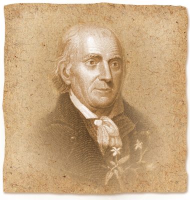 pencil drawig/portrait of William Bartram