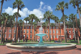 Palm Court and Holler Fountain