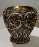 colorful Russian vase
