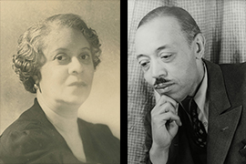 black and white portraits of late African American composers Florence Price and William Grant Still