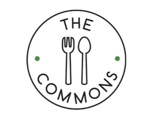 logo for the commons dining hall, which is now open to guests, under Tier 4.