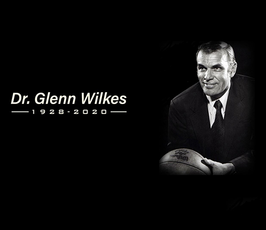 dark background with photo of Glenn Wilkes