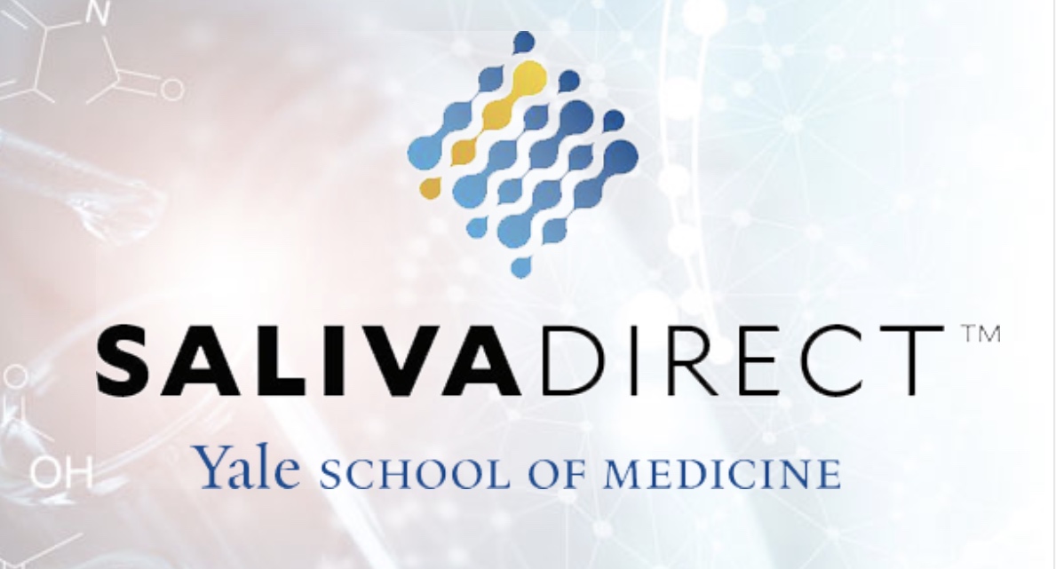 Screenshot from SalivaDirect website with company logo.