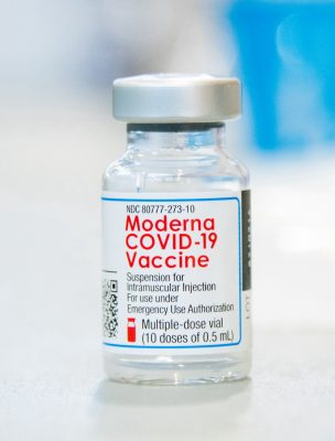 bottle of COVID-19 vaccine