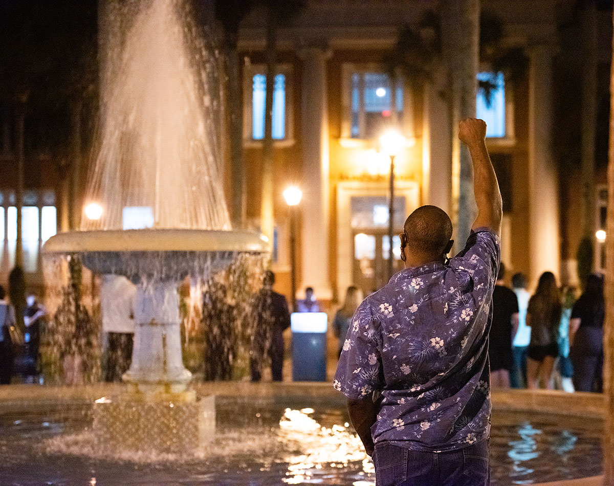 Students organize vigil to honor George Floyd, advocate for change ...