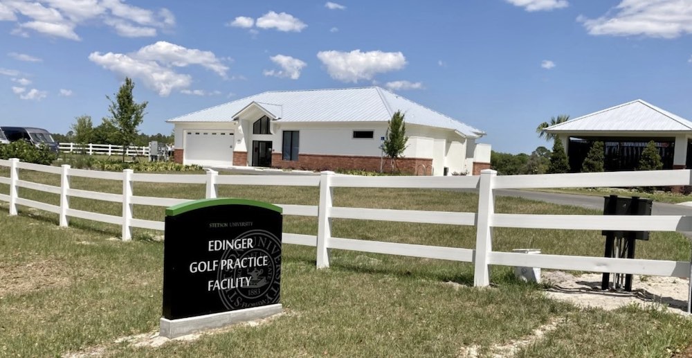 exterior shot of golf complex