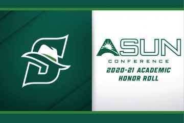 graphic with the Stetson logo and ASUN Honor Roll