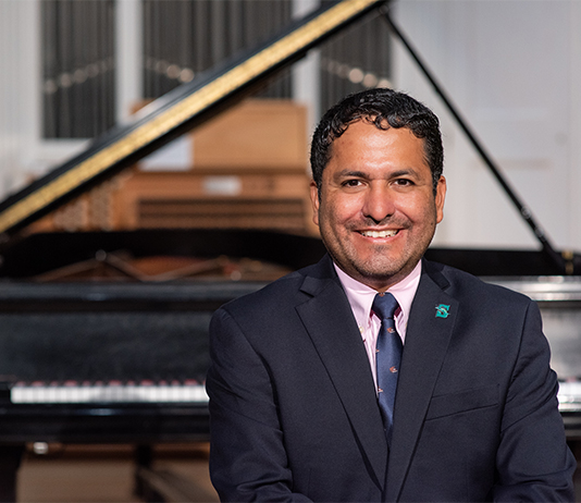 portrait at a piano.