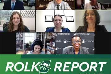 Screenshot of Zoom meeting with Rolks Report Live logo.