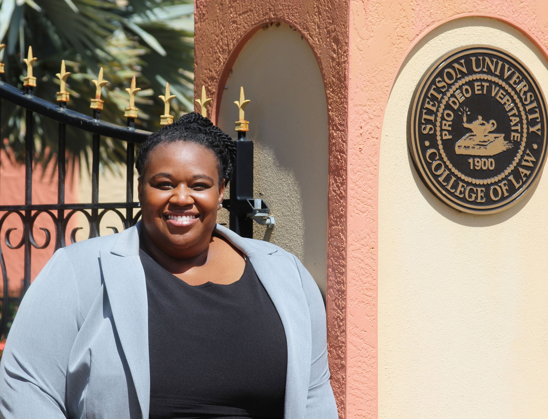 portrait outside at Stetson College of Law