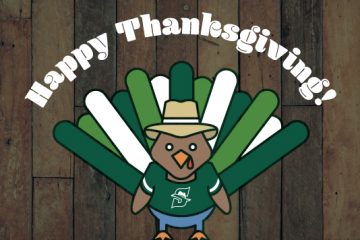 Graphic with Happy Thanksgiving