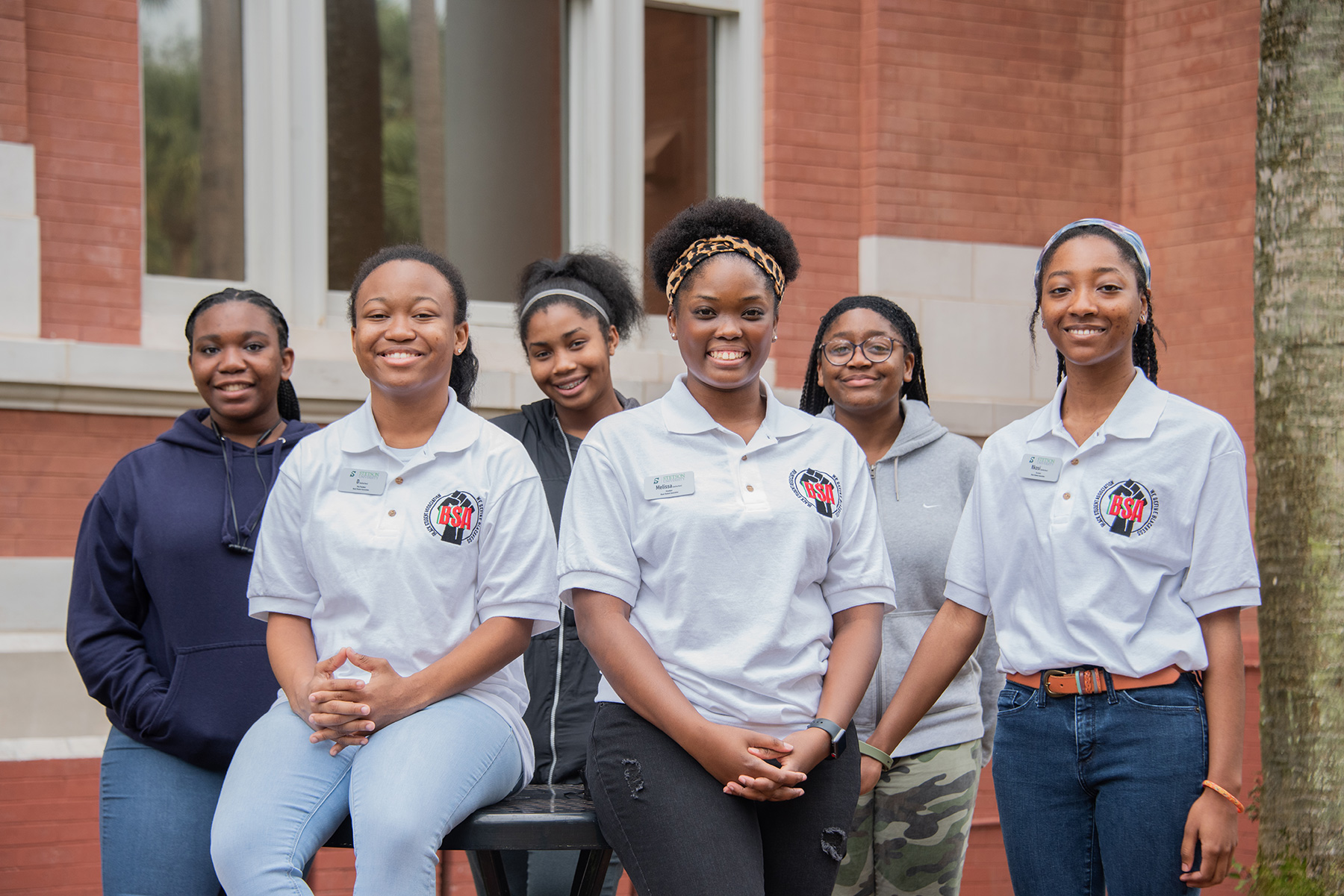 Group shot of Black Student Association members