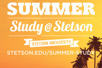 Graphic that says, Summer Study at Stetson