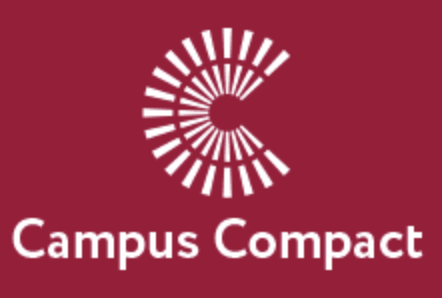 logo of Campus Compact, which awards Newman Civic Fellowships